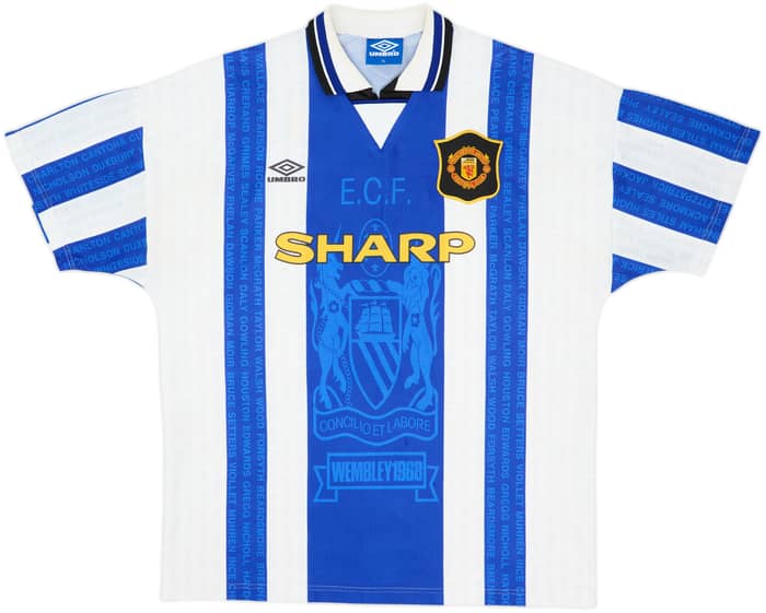 1994-96 Manchester United Third Shirt Cantona #7 - 9/10 - (XL)