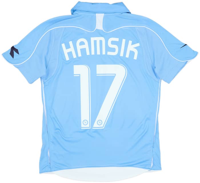 2008-09 Napoli Home Shirt Hamsik #17 - 9/10 - (XS)
