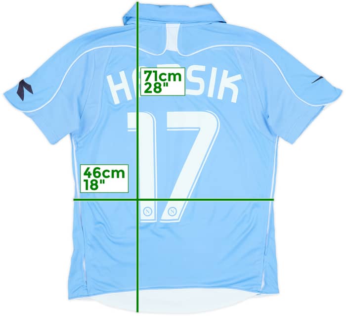 2008-09 Napoli Home Shirt Hamsik #17 - 9/10 - (XS)