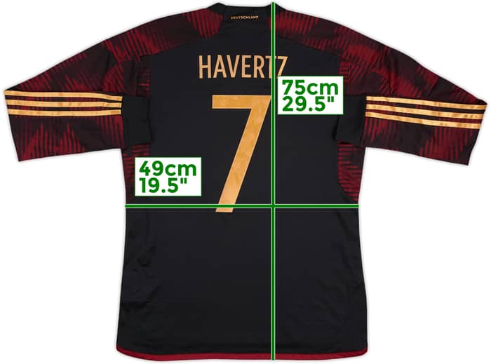 2022-23 Germany Away L/S Shirt Havertz #7 - 10/10 - (M)
