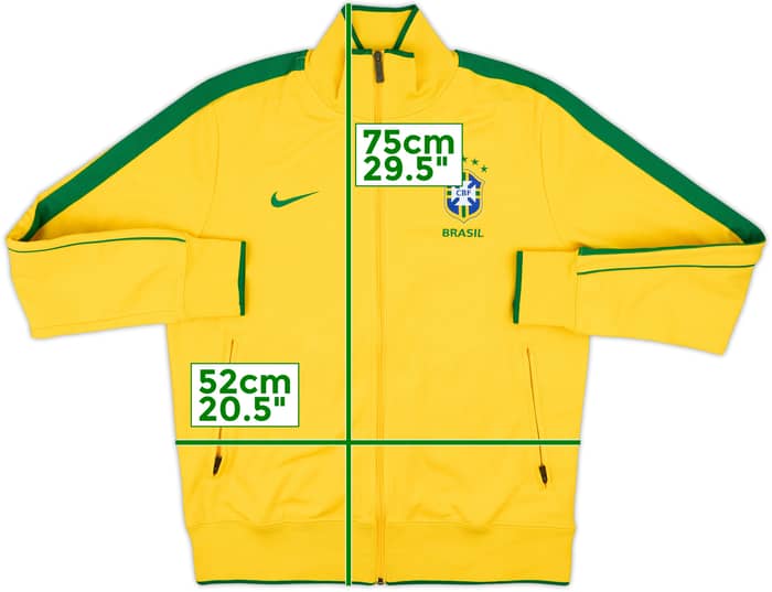 2011-12 Brazil Nike N98 Track Jacket - 6/10 - (M)