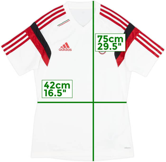 2014-15 AC Milan adizero Training Shirt - 10/10 - (S)