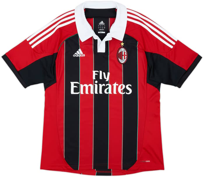 2012-13 AC Milan Home Shirt Balotelli #45 - 7/10 - (L)