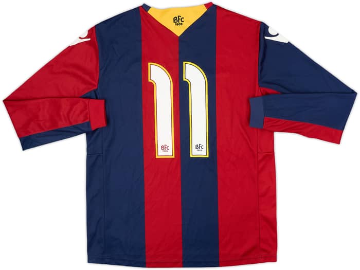 2011-12 Bologna Youth Match Issue Home L/S Shirt #11