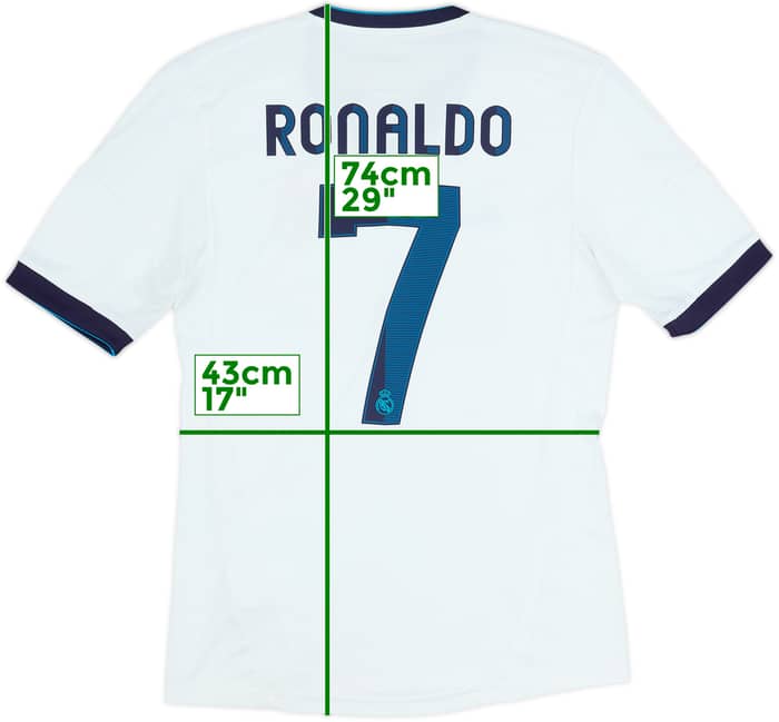 2012-13 Real Madrid Home Shirt Ronaldo #7 - 5/10 - (S)