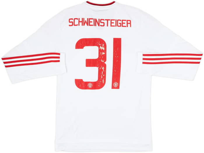 2015-16 Manchester United Away L/S Shirt Schweinsteiger #31 - 5/10 - (S)
