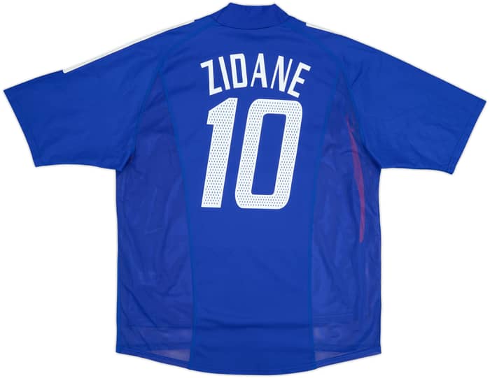 2002-04 France Player Issue Home Shirt Zidane #10 - 8/10 - (XL)