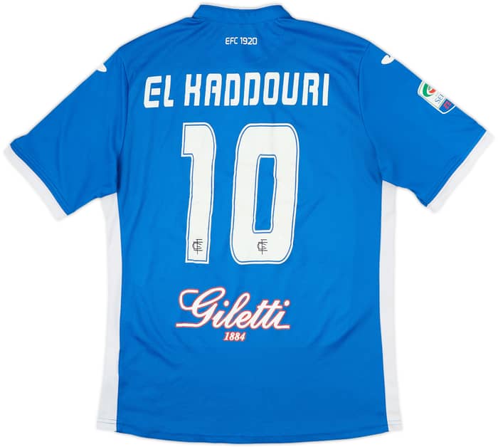 2016-17 Empoli Match Issue Home Shirt El Haddouri #10