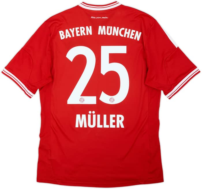 2013-14 Bayern Munich Home Shirt Muller #25 - 6/10 - (M)