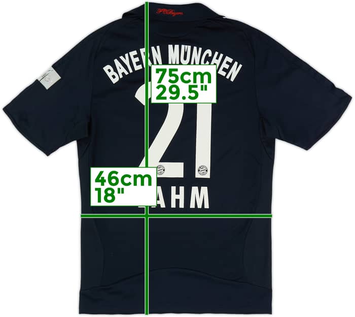 2008-09 Bayern Munich Away Shirt Lahm #21 - 6/10 - (S)