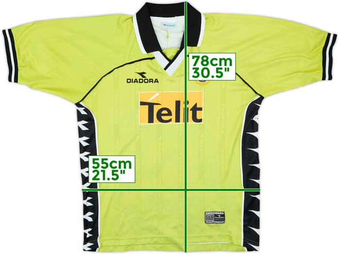 Camiseta de la cuarta equipación del Udinese 2000-01 - 6/10 - (XL)