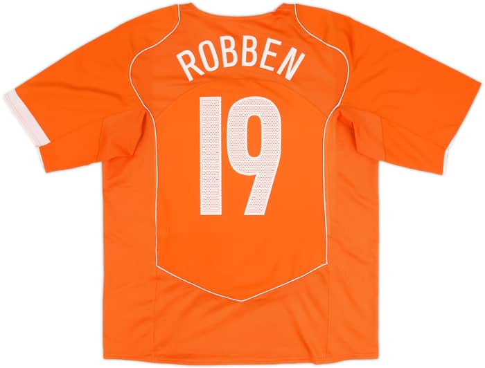 2004-06 Netherlands Home Shirt Robben #19 - 6/10 - (XL)