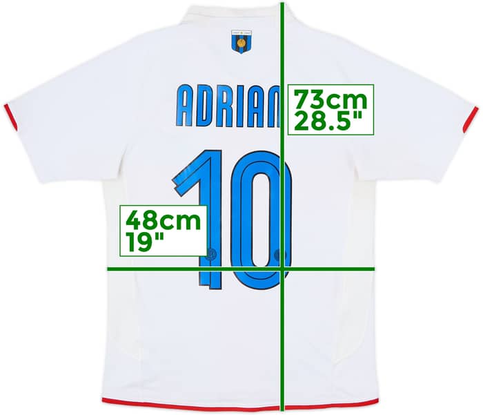 2007-08 Inter Milan Centenary Away Shirt Adriano #10 - 6/10 - (S)
