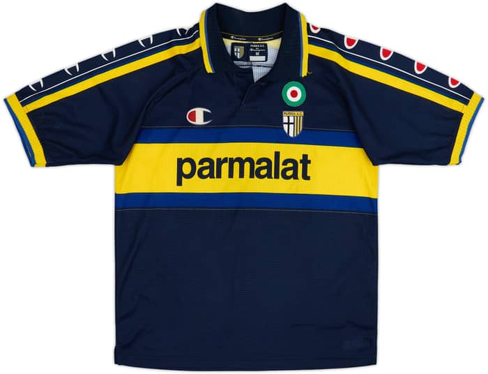 1999-00 Parma Away Shirt Crespo #9 - 8/10 - (M)