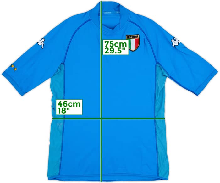 2002 Italy Home Shirt - 5/10 - (XL)