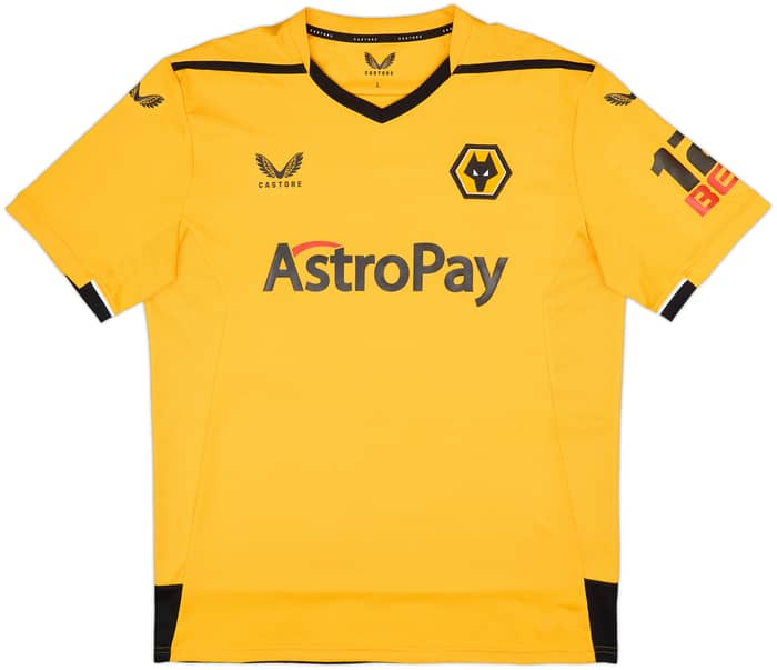 2022-23 Wolves Home Shirt Raul #9 - 8/10 - (L)