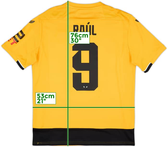 2022-23 Wolves Home Shirt Raul #9 - 8/10 - (L)
