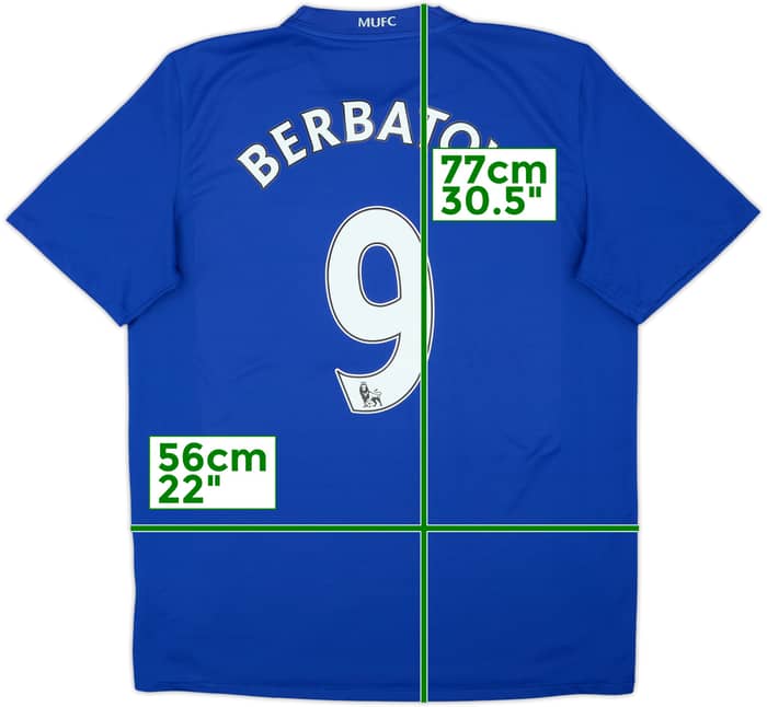 2008-09 Manchester United Third Shirt Berbatov #9 - 6/10 - (L)