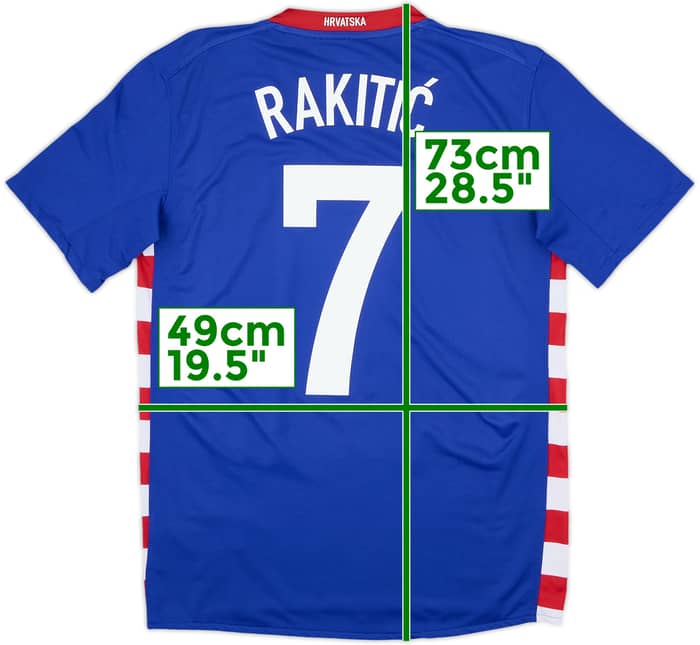 2007-09 Croatia Away Shirt Rakitic #7 - 9/10 - (S)