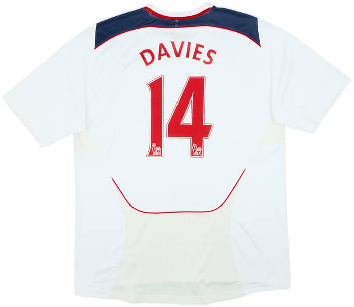 2008-09 Bolton Home Shirt Davies #14 - 6/10 - (XL)