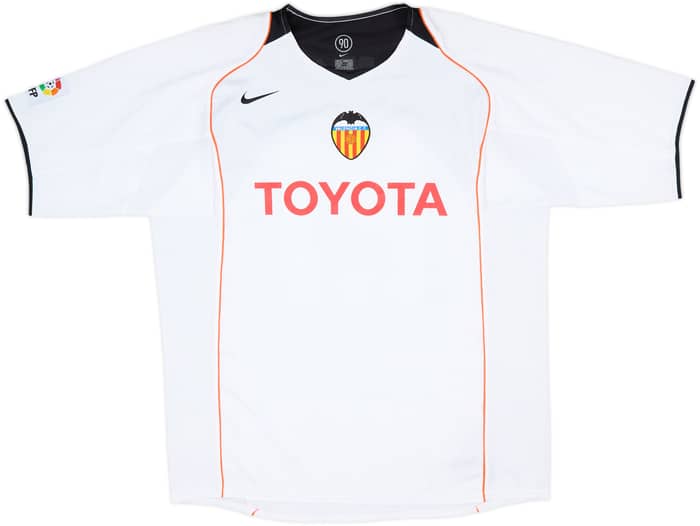 2004-05 Valencia Home Shirt Aimar #21 - 8/10 - (XL)