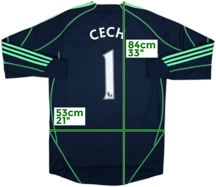 2009-10 Chelsea GK Shirt Cech #1 - 8/10 - (M)