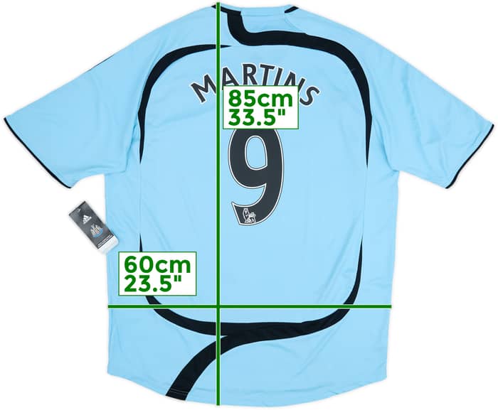 2007-08 Newcastle Away Shirt Martins #9 (XL)