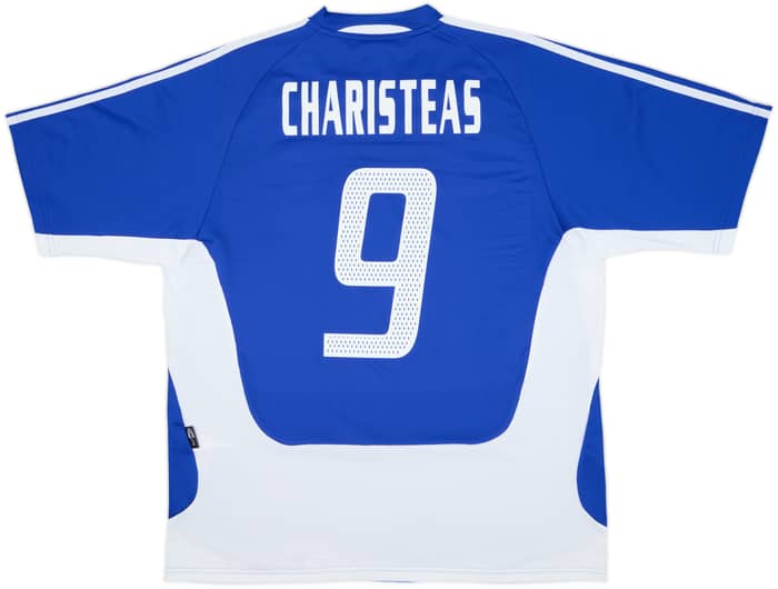 2004-06 Grecia Camiseta Local Charisteas #9 - 9/10 - (L)