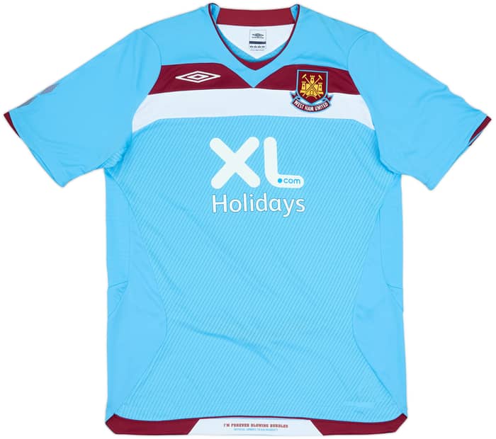 2008-09 West Ham Visitante Camiseta Noble #16 - 8/10 - (M)