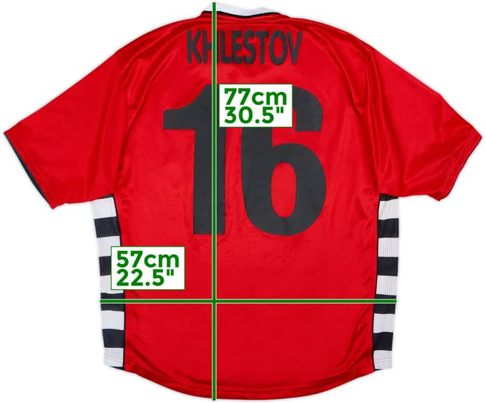 2000-01 Besiktas Fourth Shirt Khlestov #16 - 6/10 - (M)