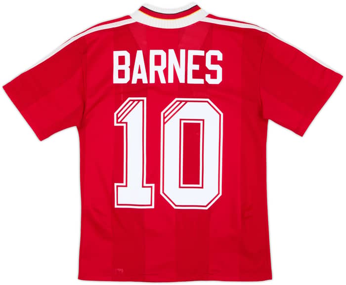 1995-96 Liverpool Home Shirt Barnes #10 - 8/10 - (L.Boys)