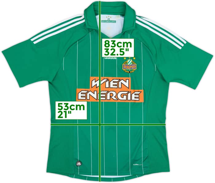 2011-12 Rapid Vienna Home Shirt - 8/10 - (L)