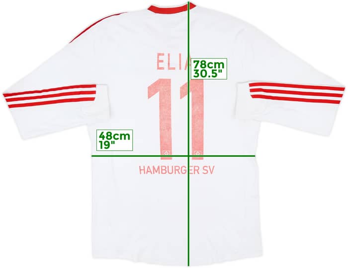 2009-10 Hamburg Home L/S Shirt Elia #11 - 5/10 - (M)