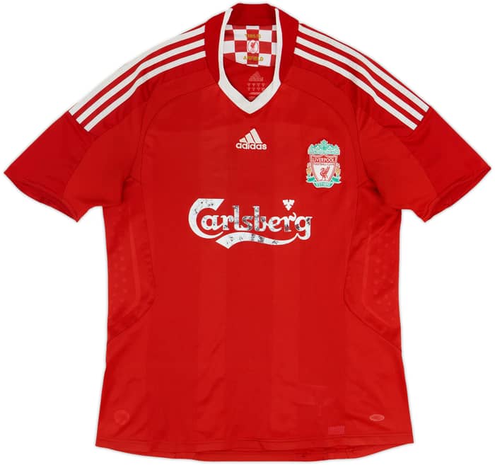 2008-10 Liverpool Camiseta local Gerrard #8 - 4/10 - (M)