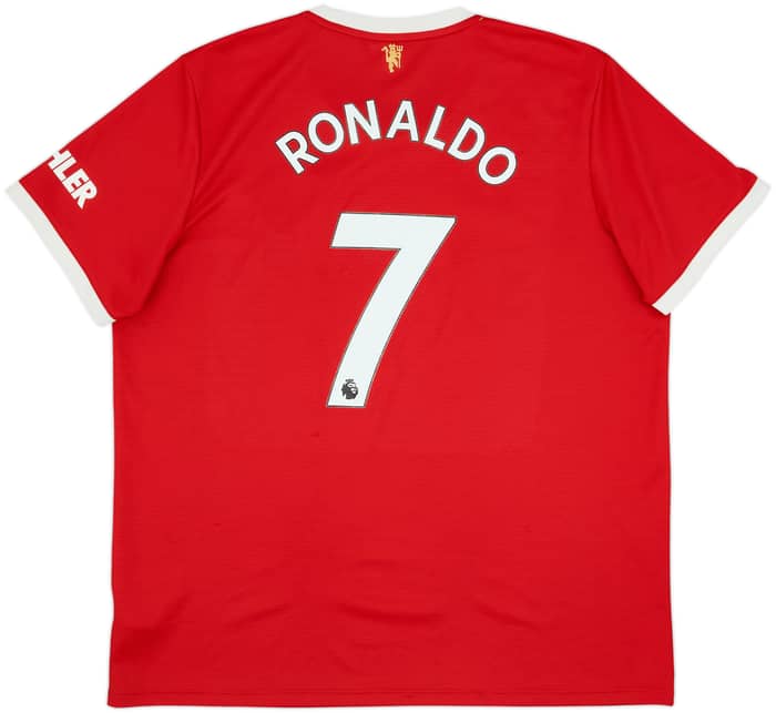 2021-22 Manchester United Home Shirt Ronaldo #7 - 7/10 - (XXL)