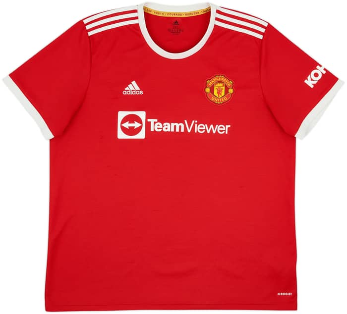 2021-22 Manchester United Home Shirt Ronaldo #7 - 7/10 - (XXL)