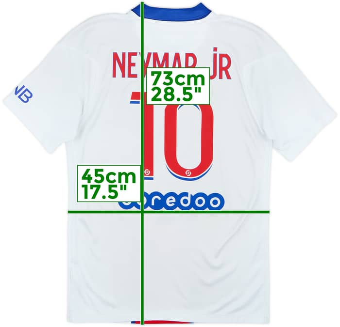 2020-21 Paris Saint-Germain Away Shirt Neymar Jr #10 - 5/10 - (S)