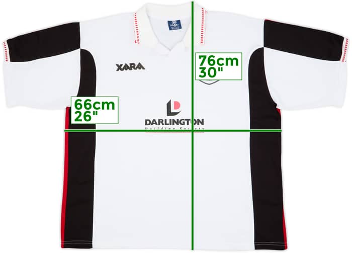 Camiseta de local del Darlington 1999-00 - 8/10 - (XXL)