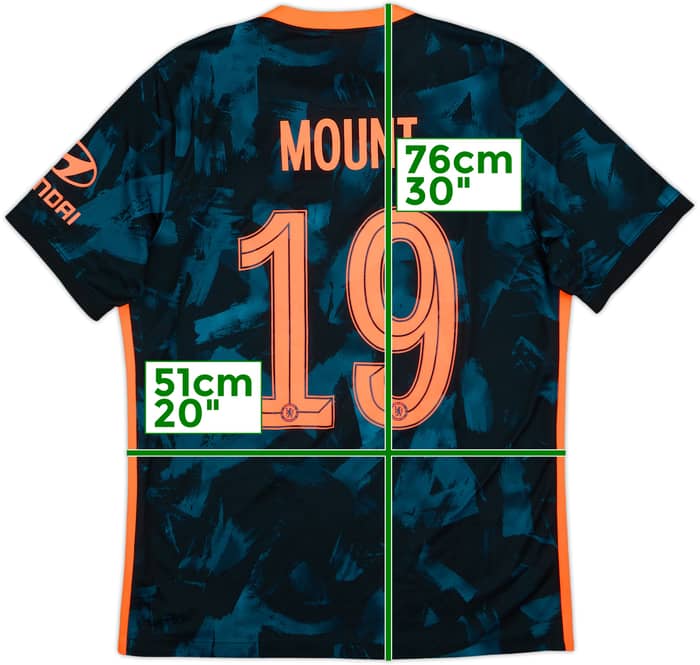 2021-22 Chelsea Third Shirt Mount #19 - 10/10 - (L)