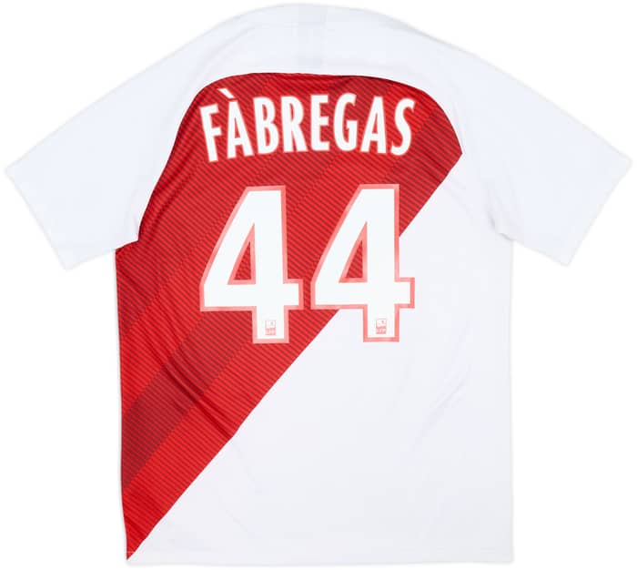 2018-19 Monaco Home Shirt Fabregas #44 - 8/10 - (M)