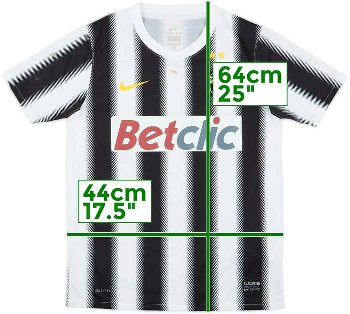 2011-12 Juventus Home Shirt - 4/10 - (12-13 Years)