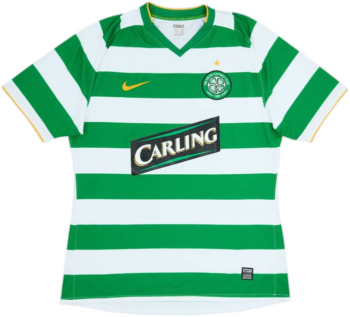 2008-10 Celtic Player Issue Home Shirt Keane #7 - 10/10 - (L)