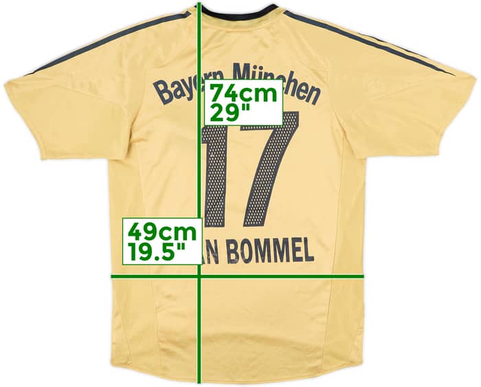 2004-05 Bayern Munich Away Shirt Van Bommel #17 - 6/10 - (S)