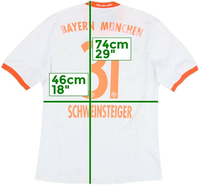 2012-13 Bayern Munich Away Shirt Schweinsteiger #31 - 5/10 - (M)