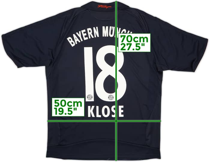 2008-09 Bayern Munich Away Shirt Klose #18 - 8/10 - (XL.Boys)