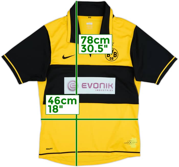 2007-08 Borussia Dortmund Home Shirt - 7/10 - (S)