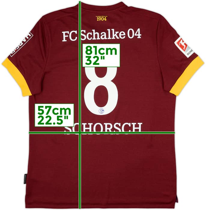2021-22 Schalke Third Shirt Schorsch #8 - 10/10 - (XL)