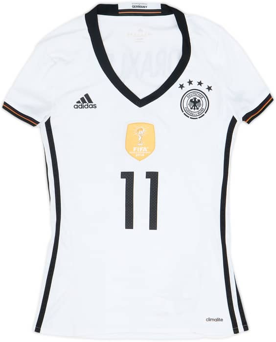 2015-16 Germany Home Shirt Draxler #11 - 9/10 - (Women's XXS)
