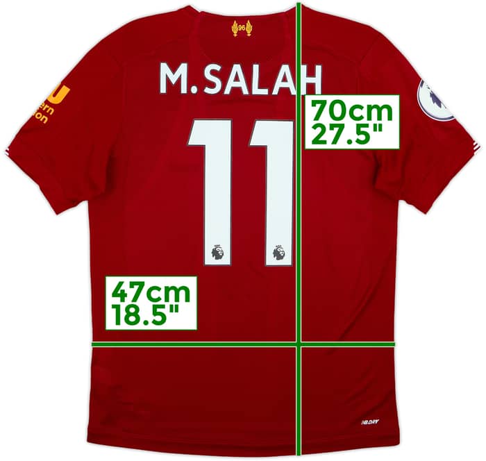 2019-20 Liverpool Home Shirt M.Salah #11 - 8/10 - (S)