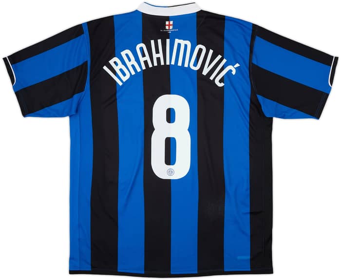 2006-07 Inter Milan Home Shirt Ibrahimovic #8 - 5/10 - (XL)